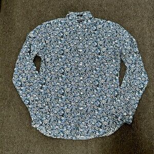 Jcrew Men’s Slim Fit Mercantile Floral Shirt Size Medium.